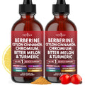 Berberine with Ceylon Cinnamon Liquid Drops Immune Support Supplement