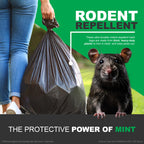 Mint-X Rodent-Repellent Trash Bags with Drawstring

