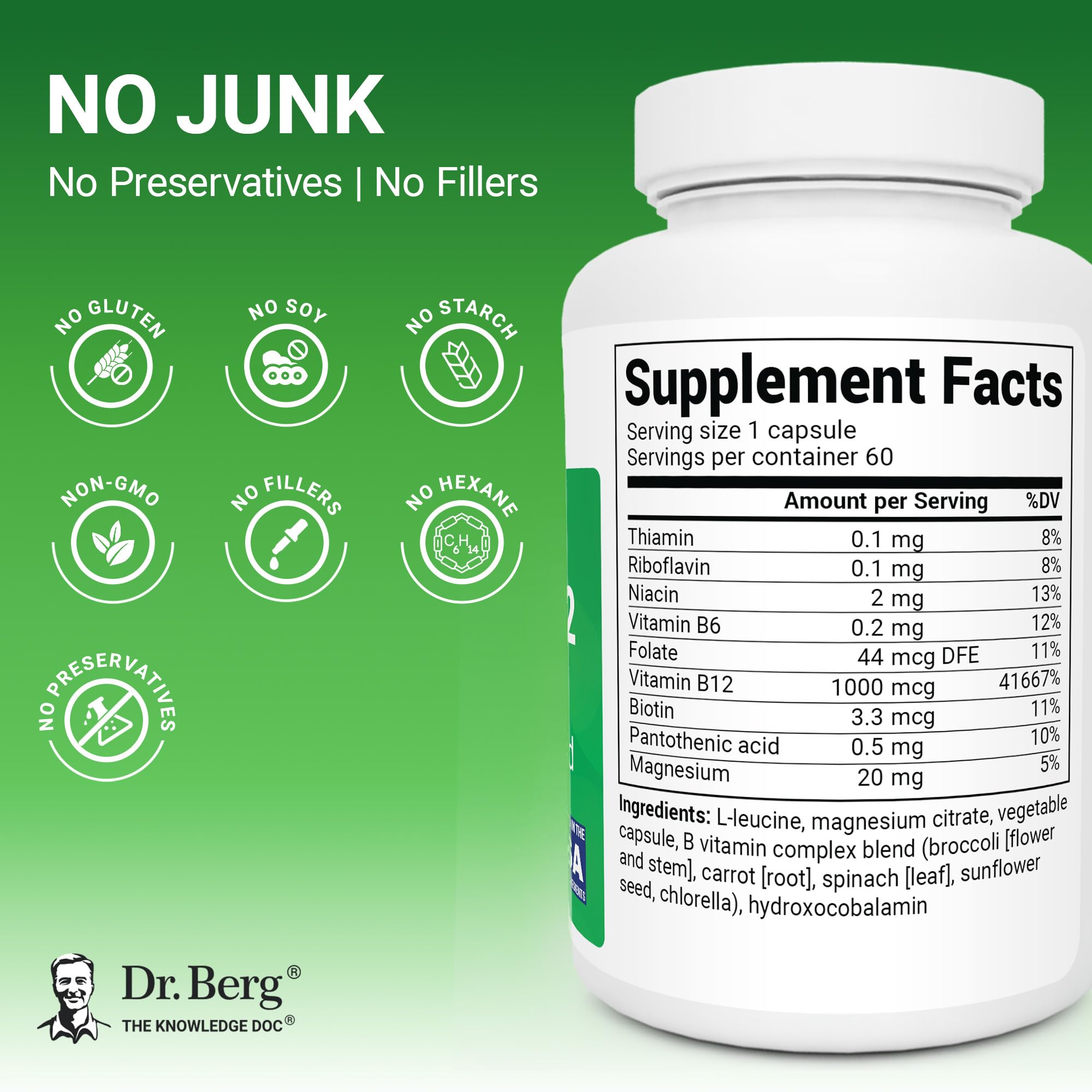 Dr. Berg Vitamin Support | Dietary Supplement

