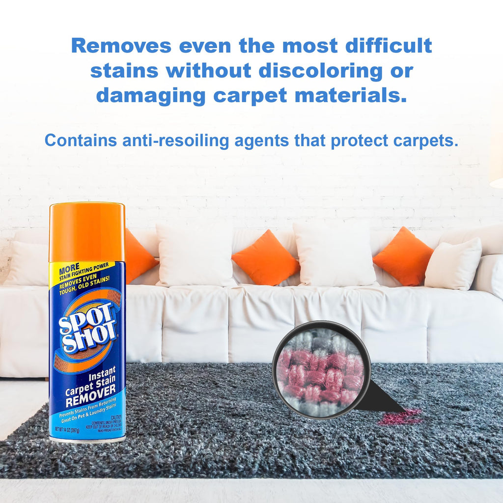 Spot Shot Instant Carpet Stain Remover Aerosol


