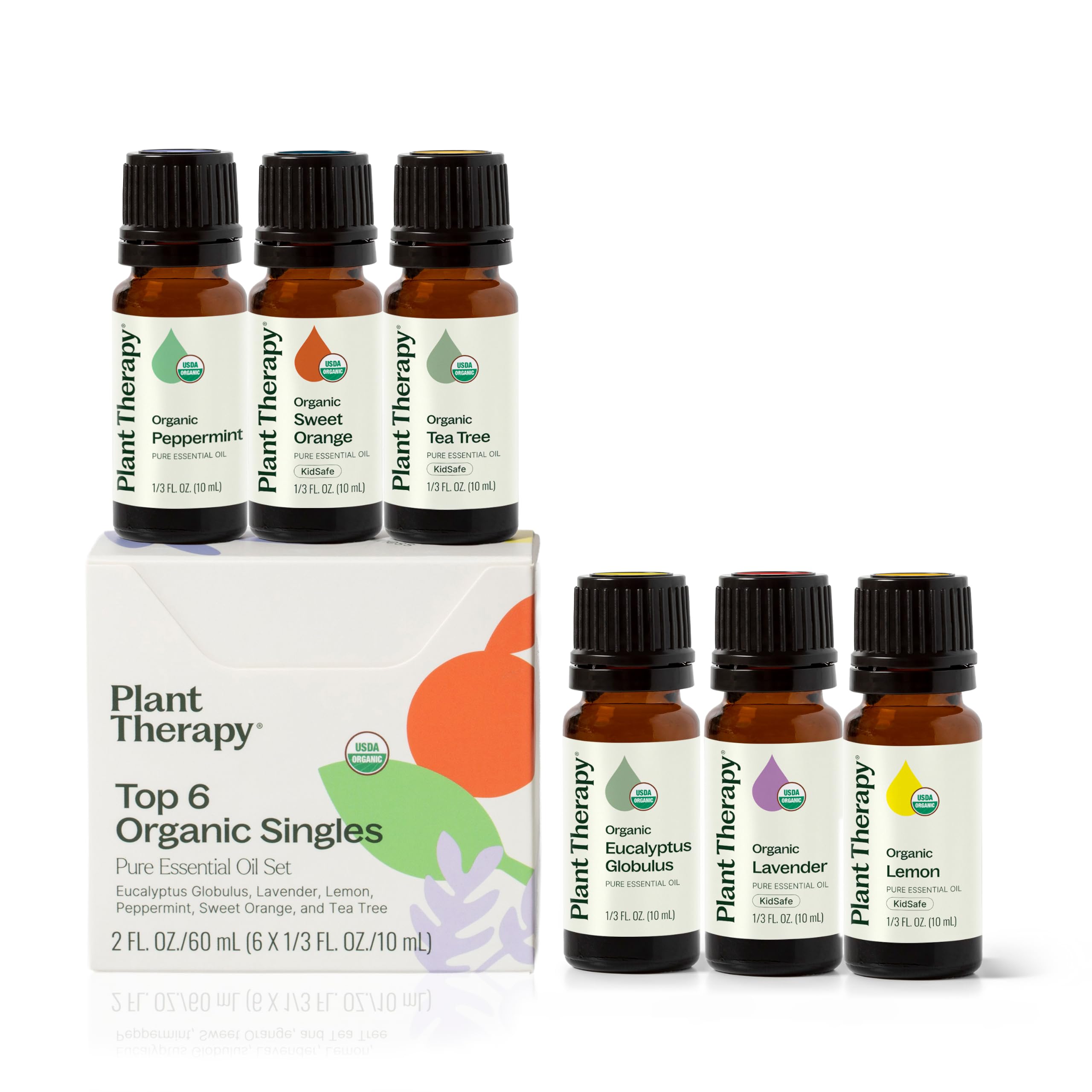 Plant Therapy Organic Essential Oil Set | Therapeutic Grade

