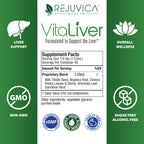 Rejuvica VitaLiver Liver Detox Drops | Alcohol-Free Liquid

