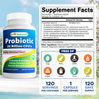 Best Naturals Probiotic 10 Strains 30B CFU - Vegetarian

