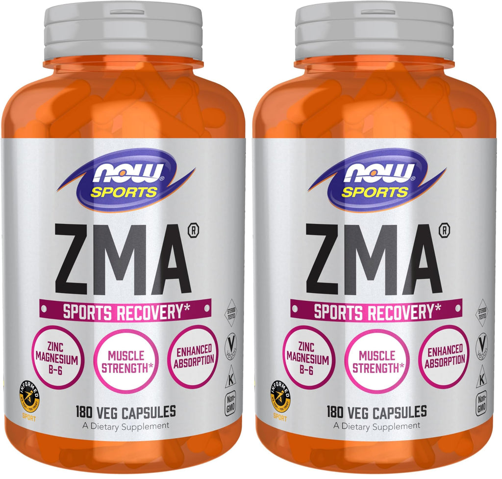NOW Sports ZMA Zinc Magnesium Vitamin B-6 Absorption