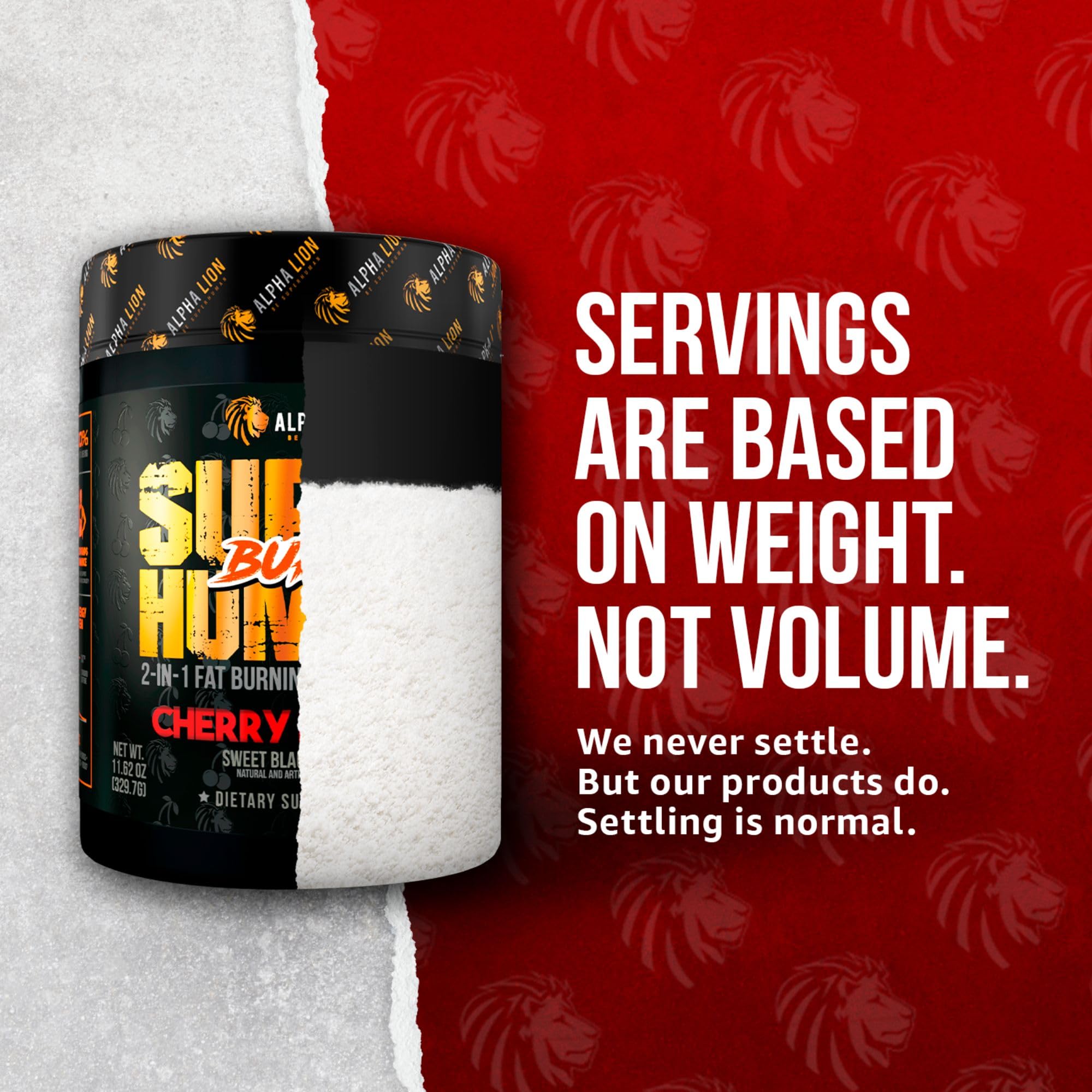 ALPHA LION Superhuman Burn Pre Workout and Fat Burner

