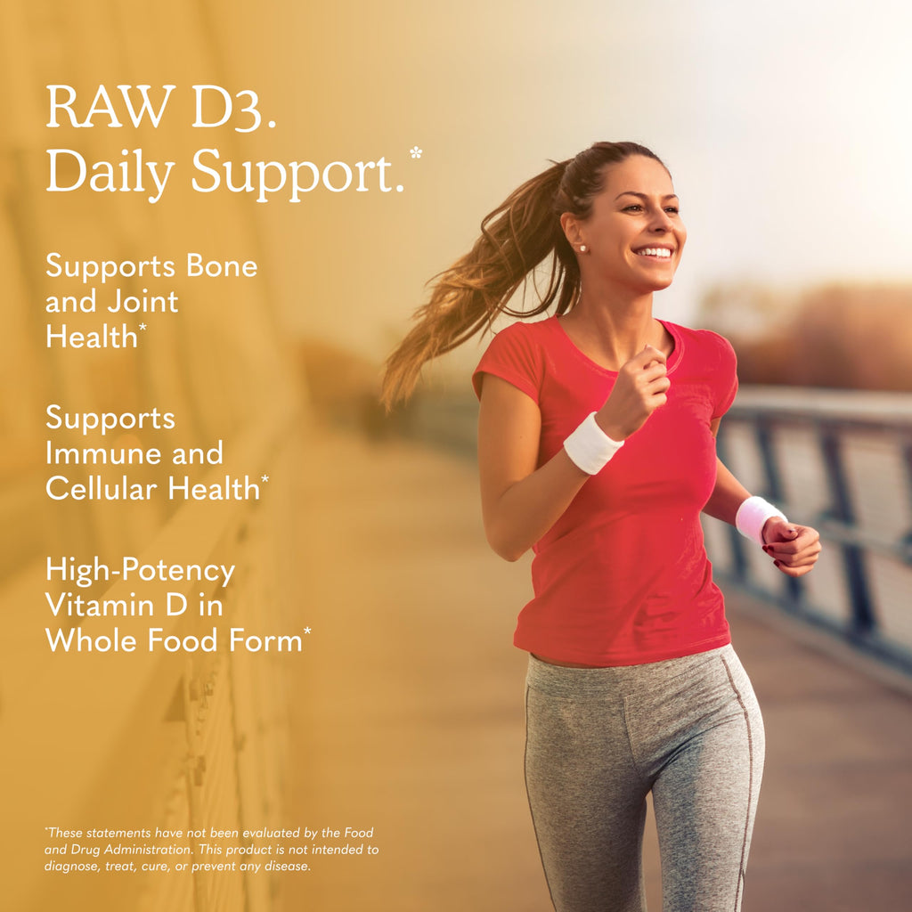 Vitamin D3 Garden of Life 5000 IU Raw Whole Food Supplement

