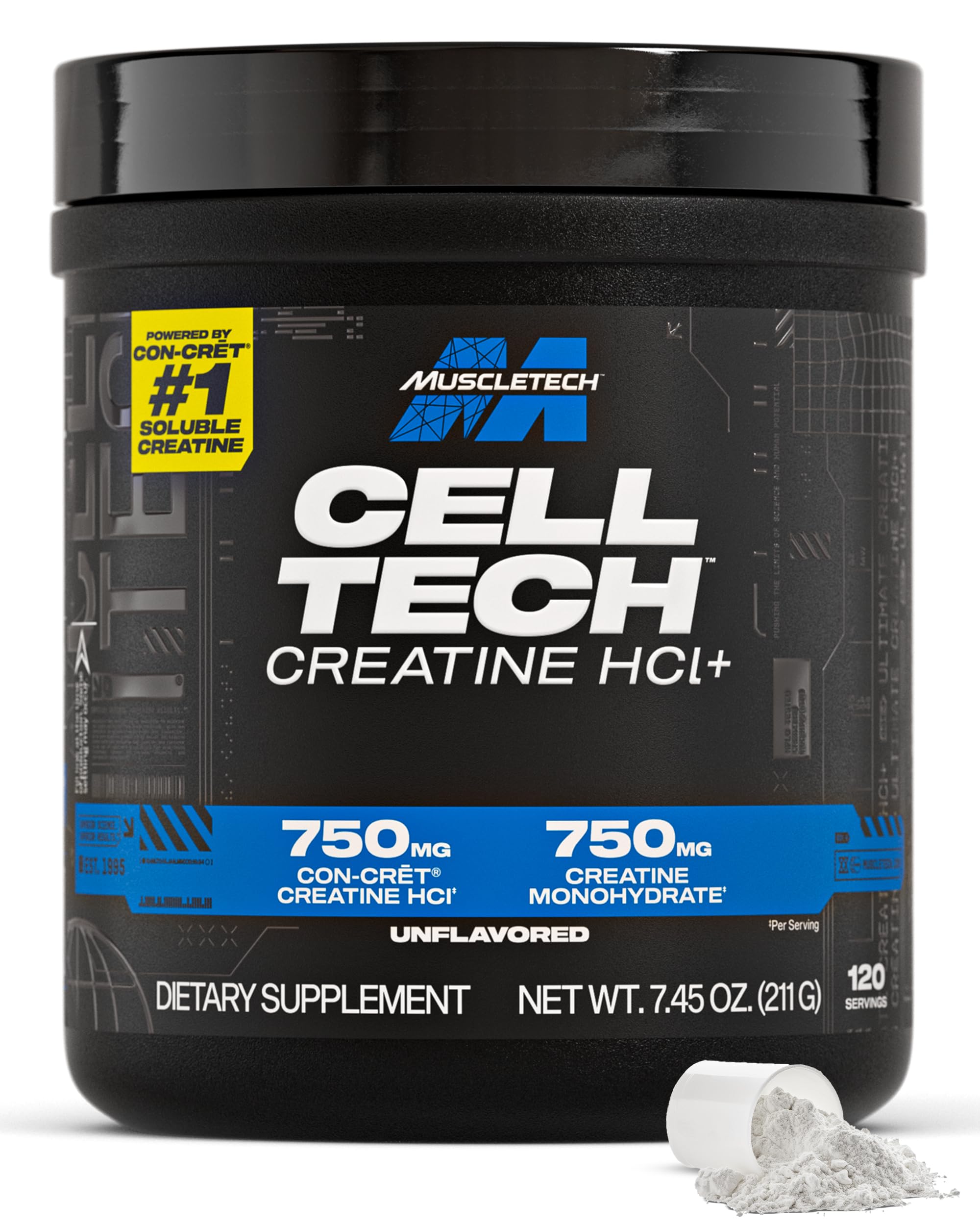 Creatine HCl Powder by MuscleTech Cell-Tech Creactor

