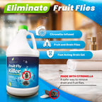 Natural Elements Drain Fly Killer Gel Non-Toxic

