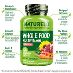NATURELO Teen Multivitamin for Girls & Boys | Plant-Based


