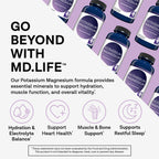 MD. Life Potassium Magnesium Supplement – High Absorption

