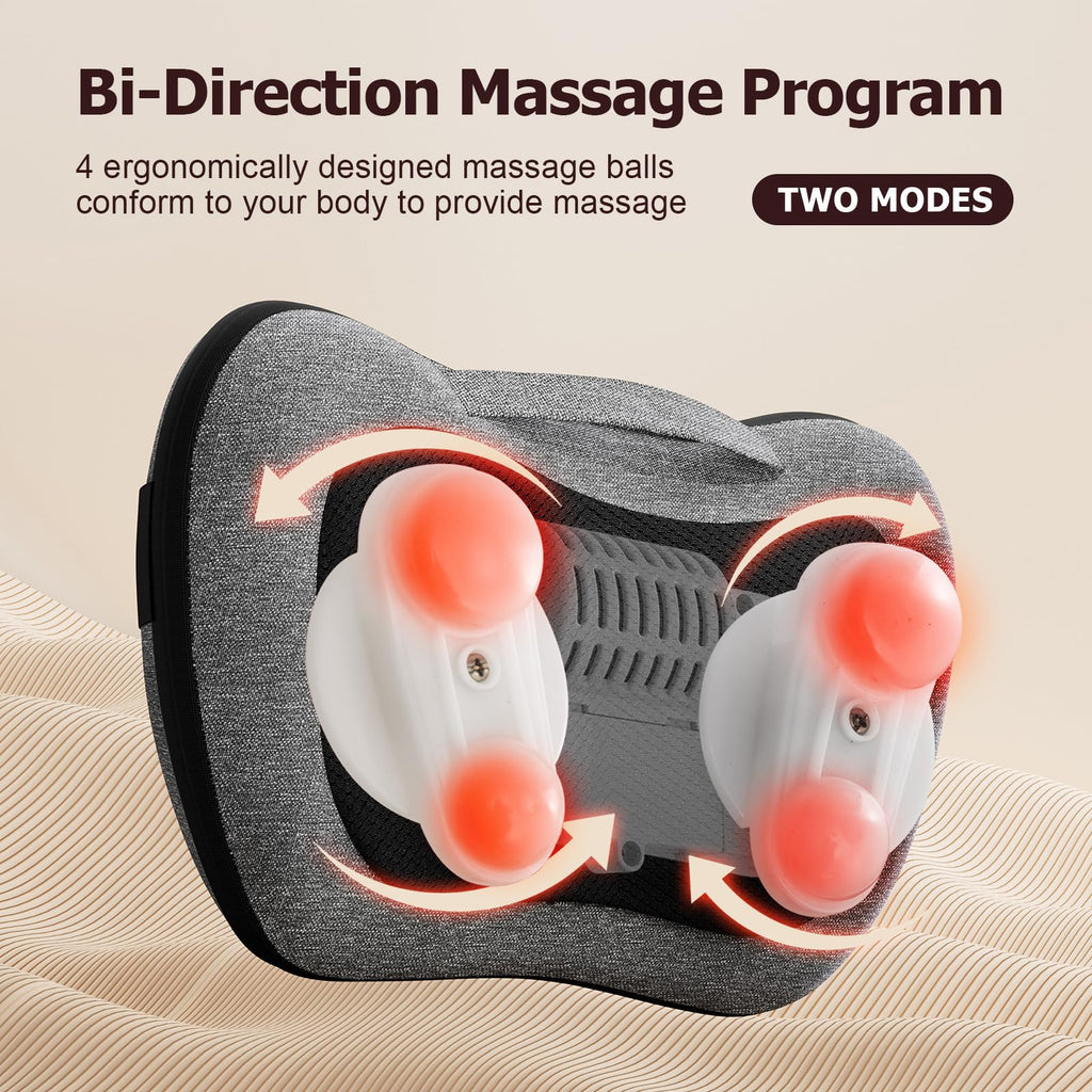 Shiatsu Back Massager VIKTOR JURGEN with Heat

