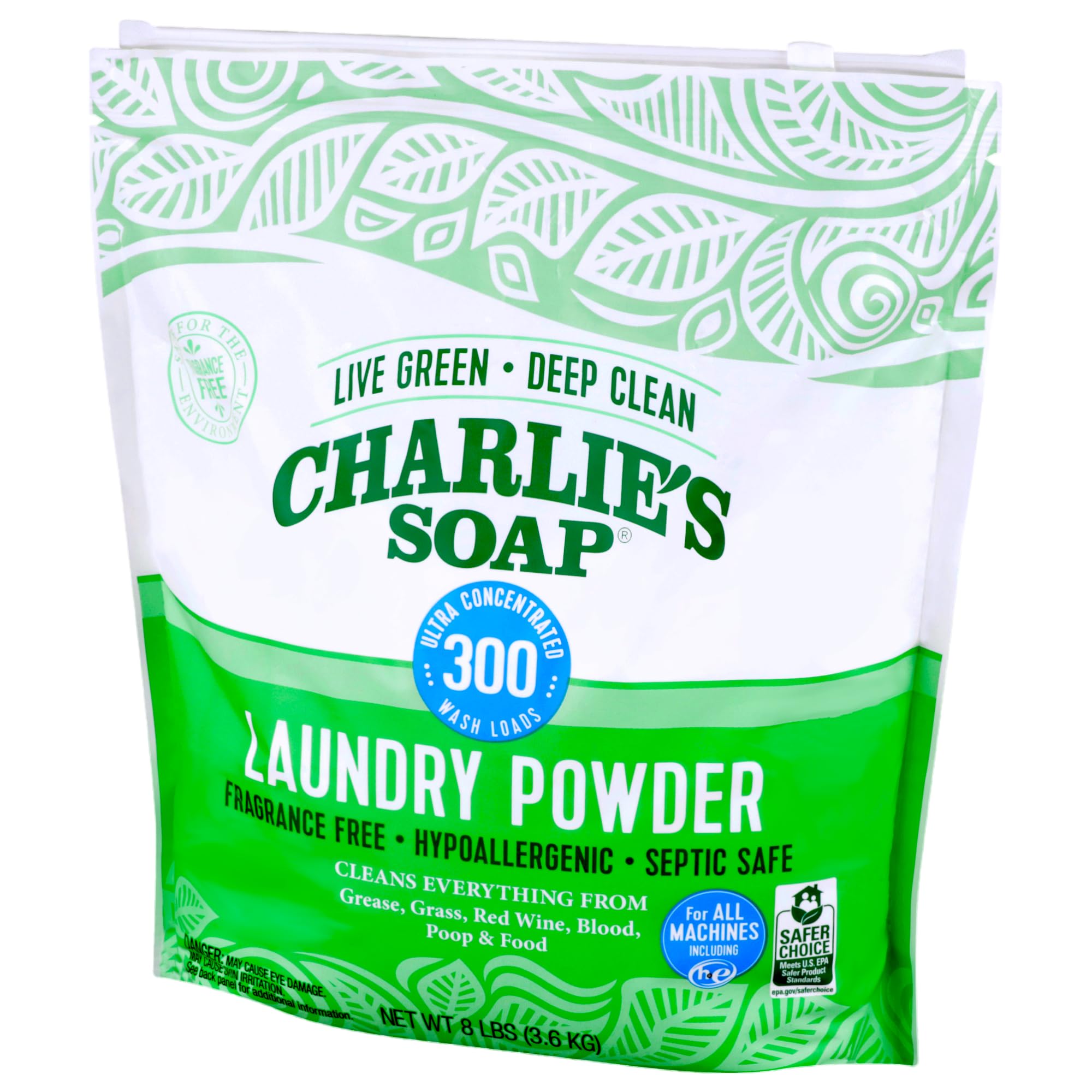 Charlie's Soap Hypoallergenic Laundry Detergent Powder


