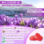 Saffron Gummies for Mood & Energy with Magnesium Glycinate

