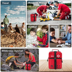 VRIEXSD Premium First Aid Kit for Home Office Travel

