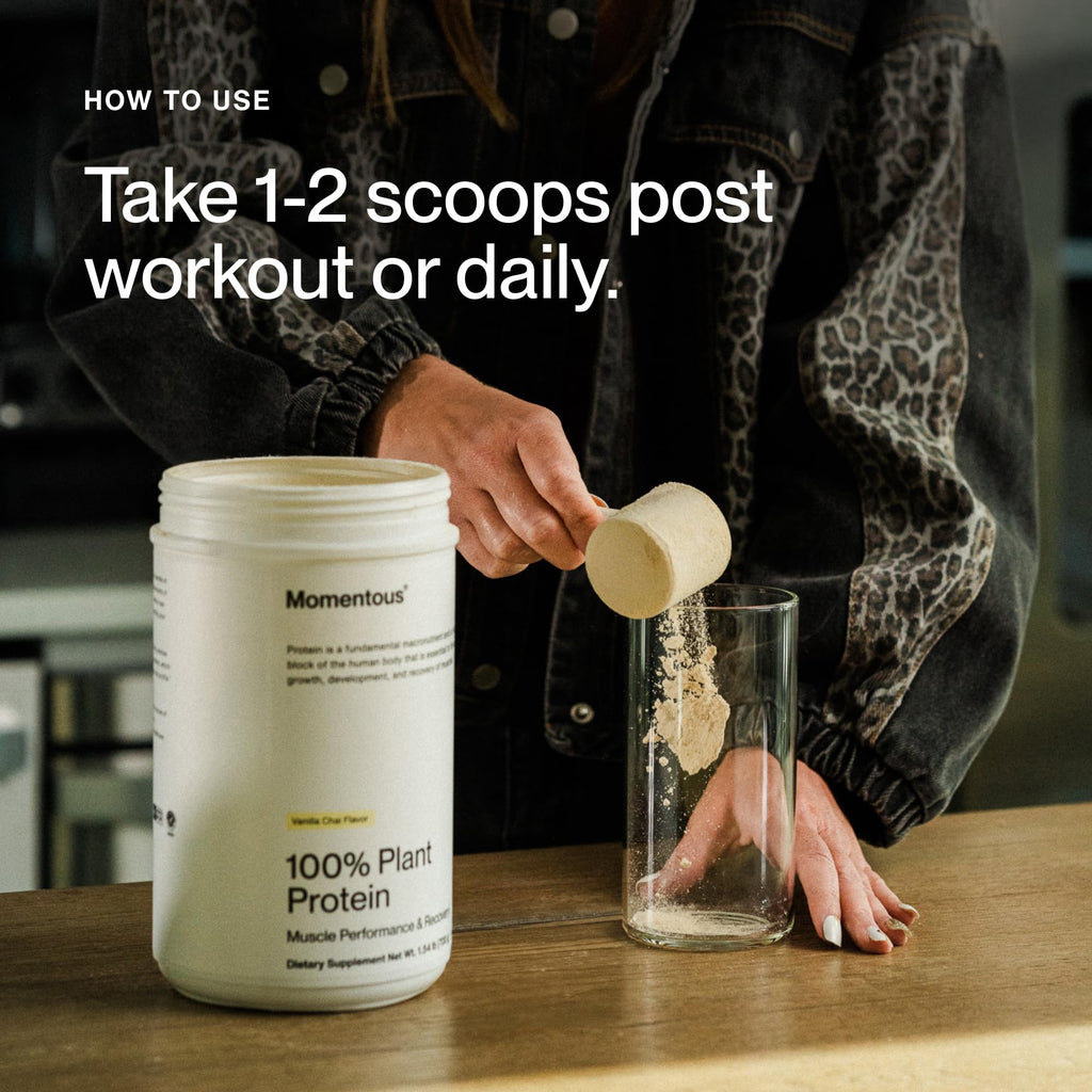 Momentous Vegan Protein Powder – 20 g Plant-Based Protein

