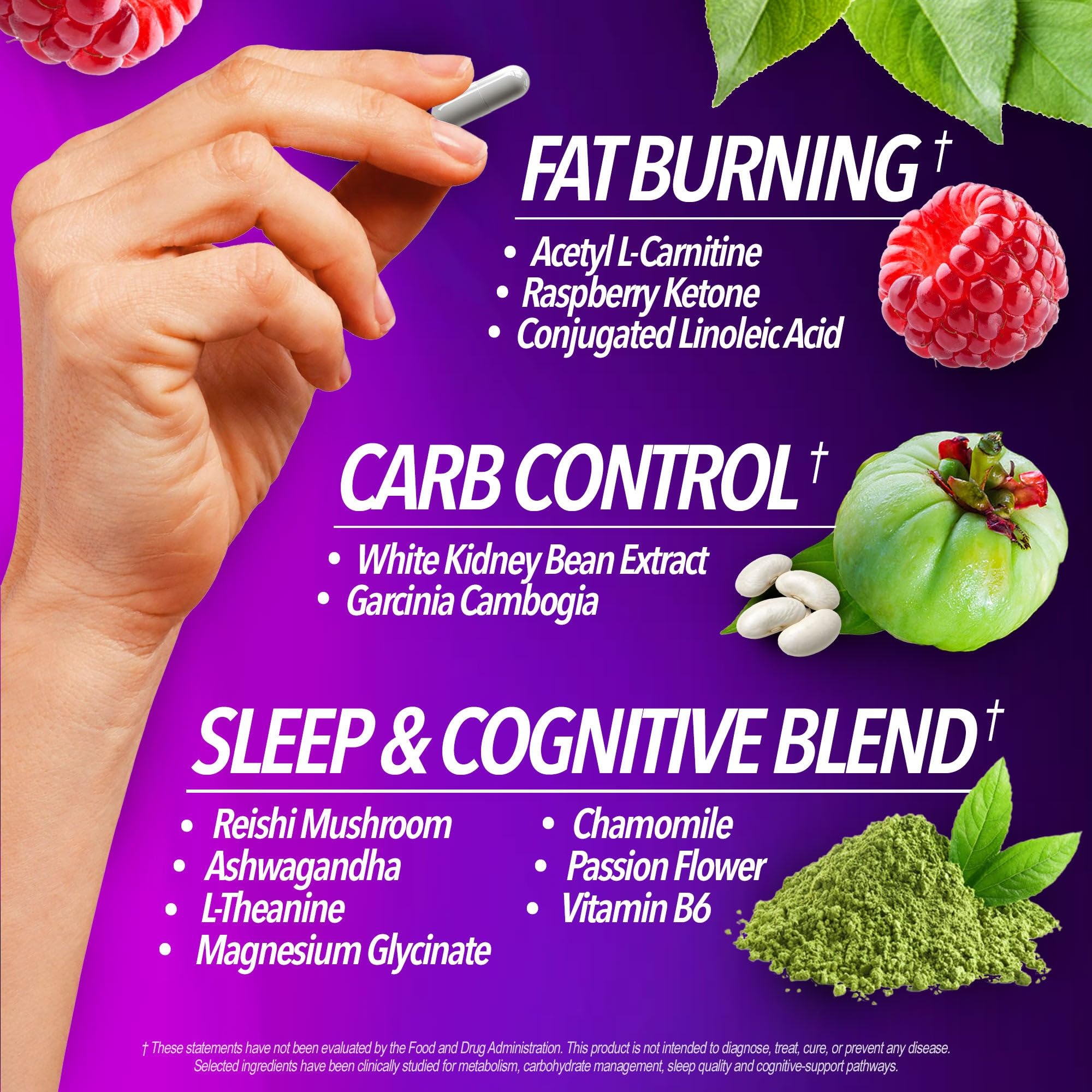 Night Bullets Nighttime Fat Burner - Stim-Free Sleep Support

