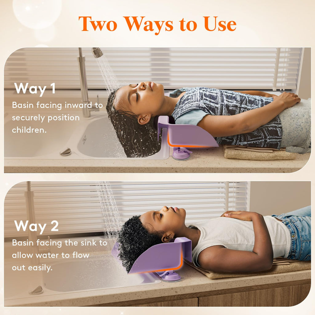 Lifewit Hair Washing Station for Kids | Portable Neck Support Basin

