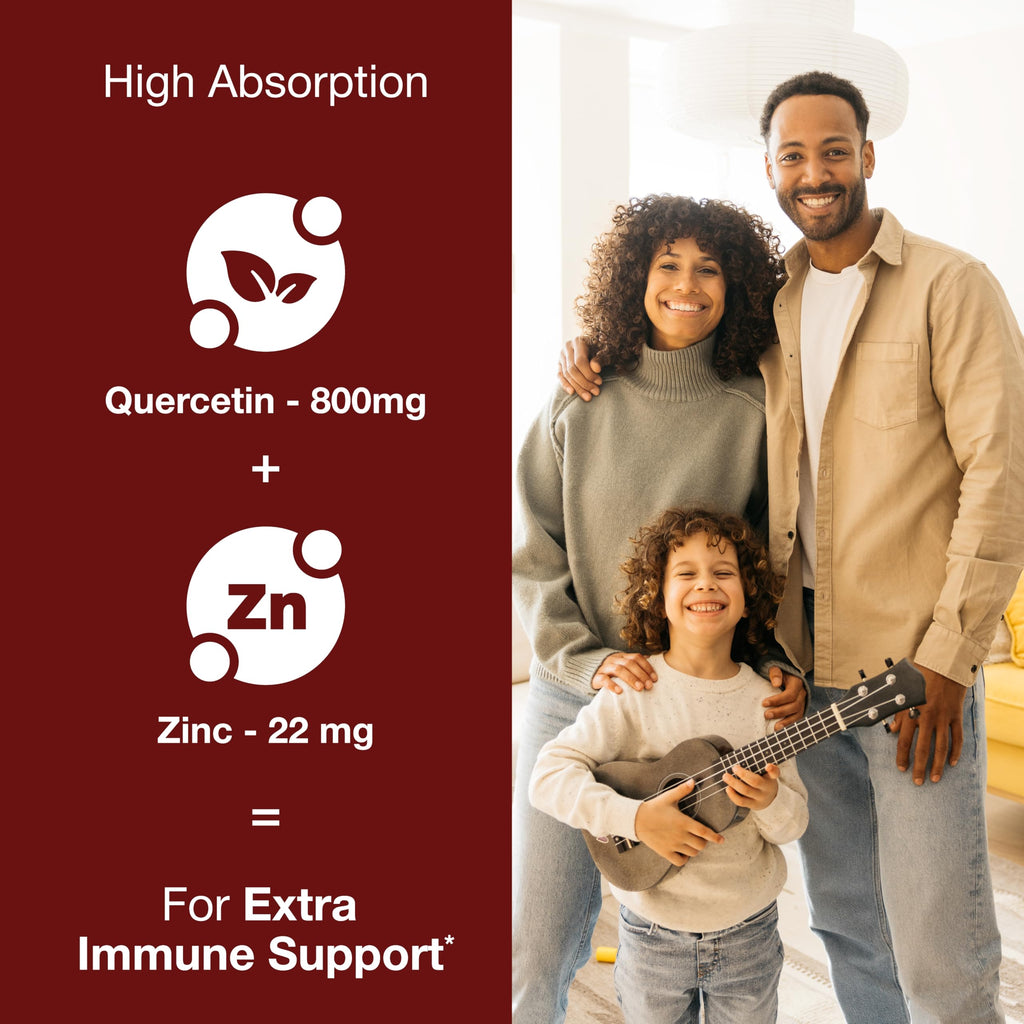 Sandhu's Zinc Quercetin Capsules – Immune Support

