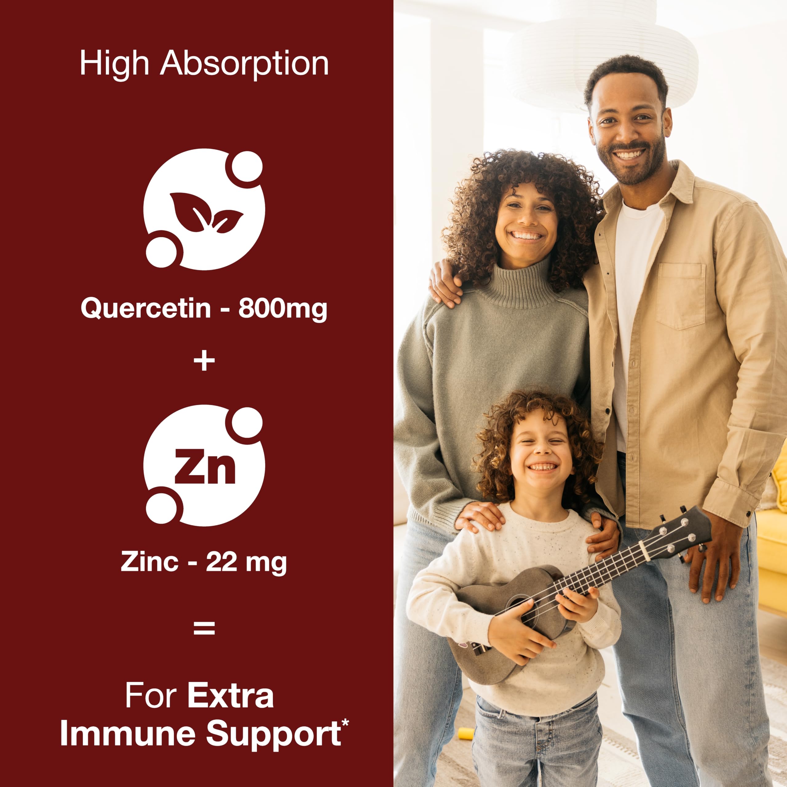 Sandhu's Zinc Quercetin Capsules – Immune Support

