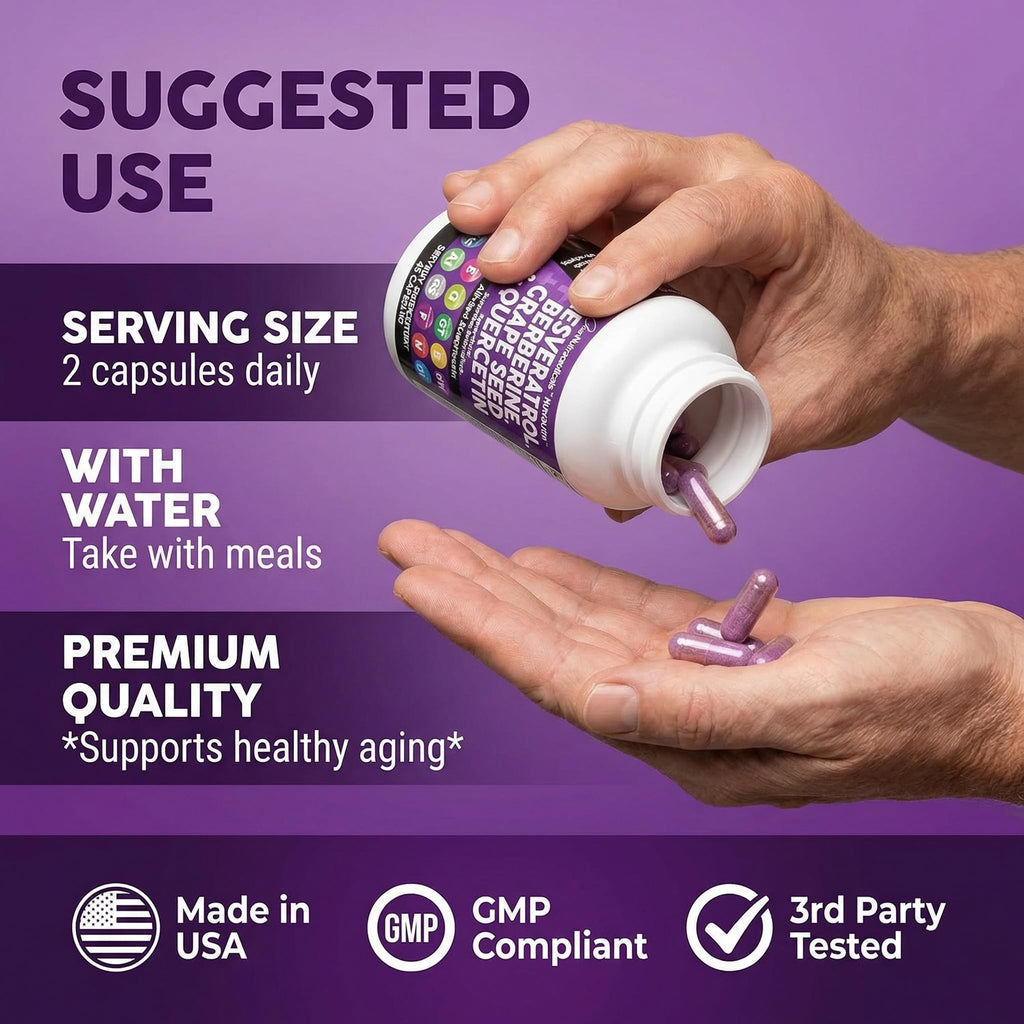 Clean Nutra Resveratrol & Berberine Polyphenol Supplement

