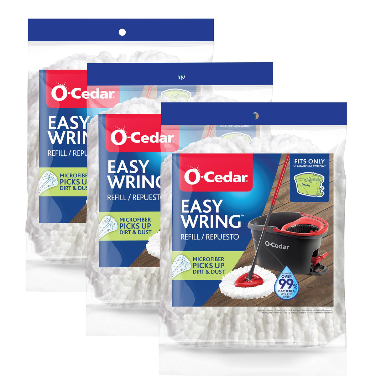 O-Cedar Mop Head Refill for EasyWring Spin