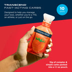 Carb Gel by Transcend Foods - Fast-Acting, Gluten Free

