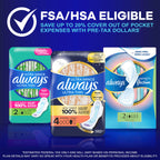 Always Ultra Thin Pads with Wings - LeakGUARD & RapidDRY

