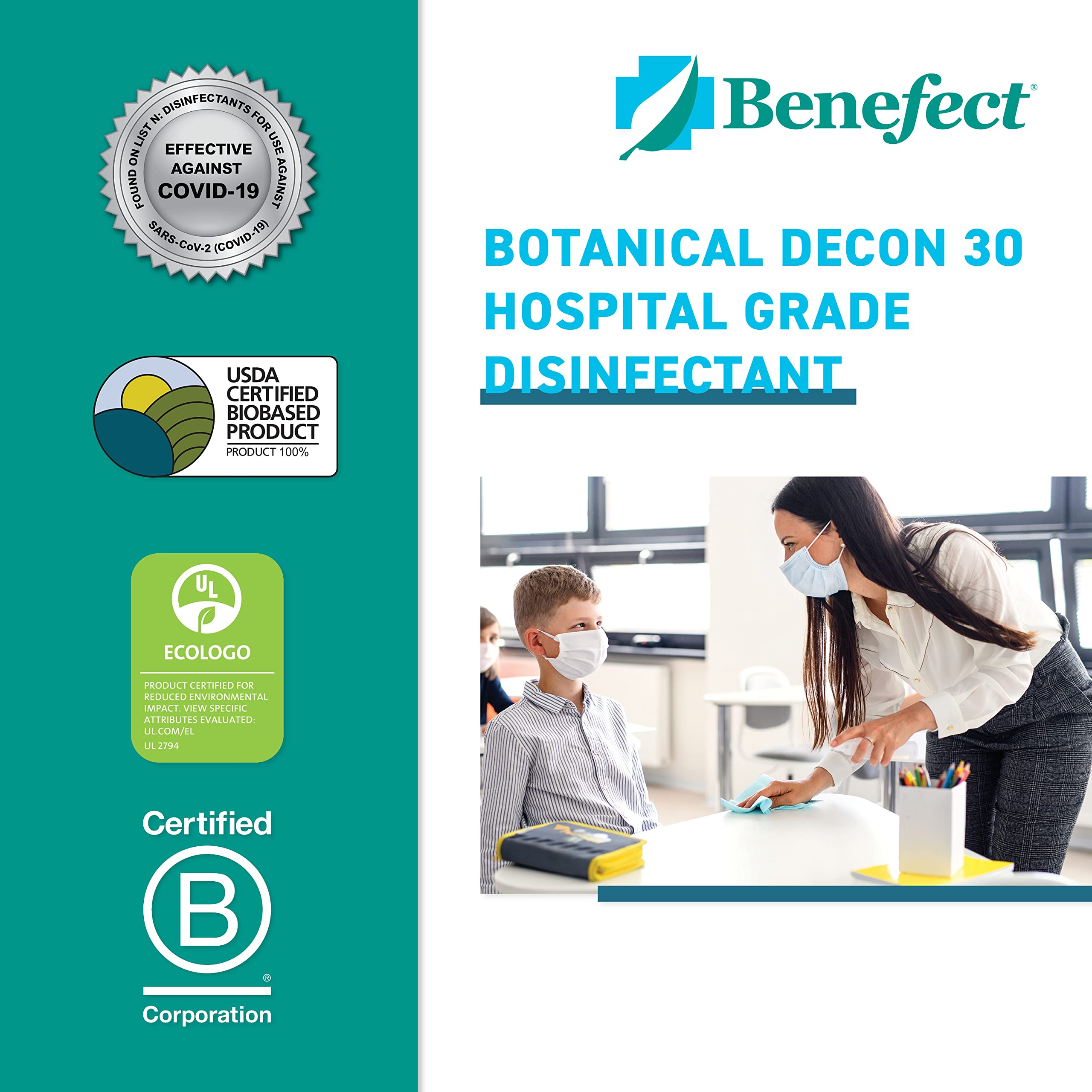 Benefect Botanical Decon 30 Disinfectant Cleaner

