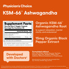 Physician's Choice KSM-66 Ashwagandha Supplement

