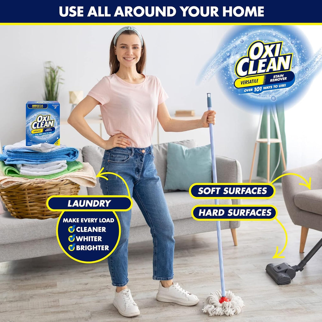 OxiClean Versatile Stain Remover - Oxygen-Powered Cleaning

