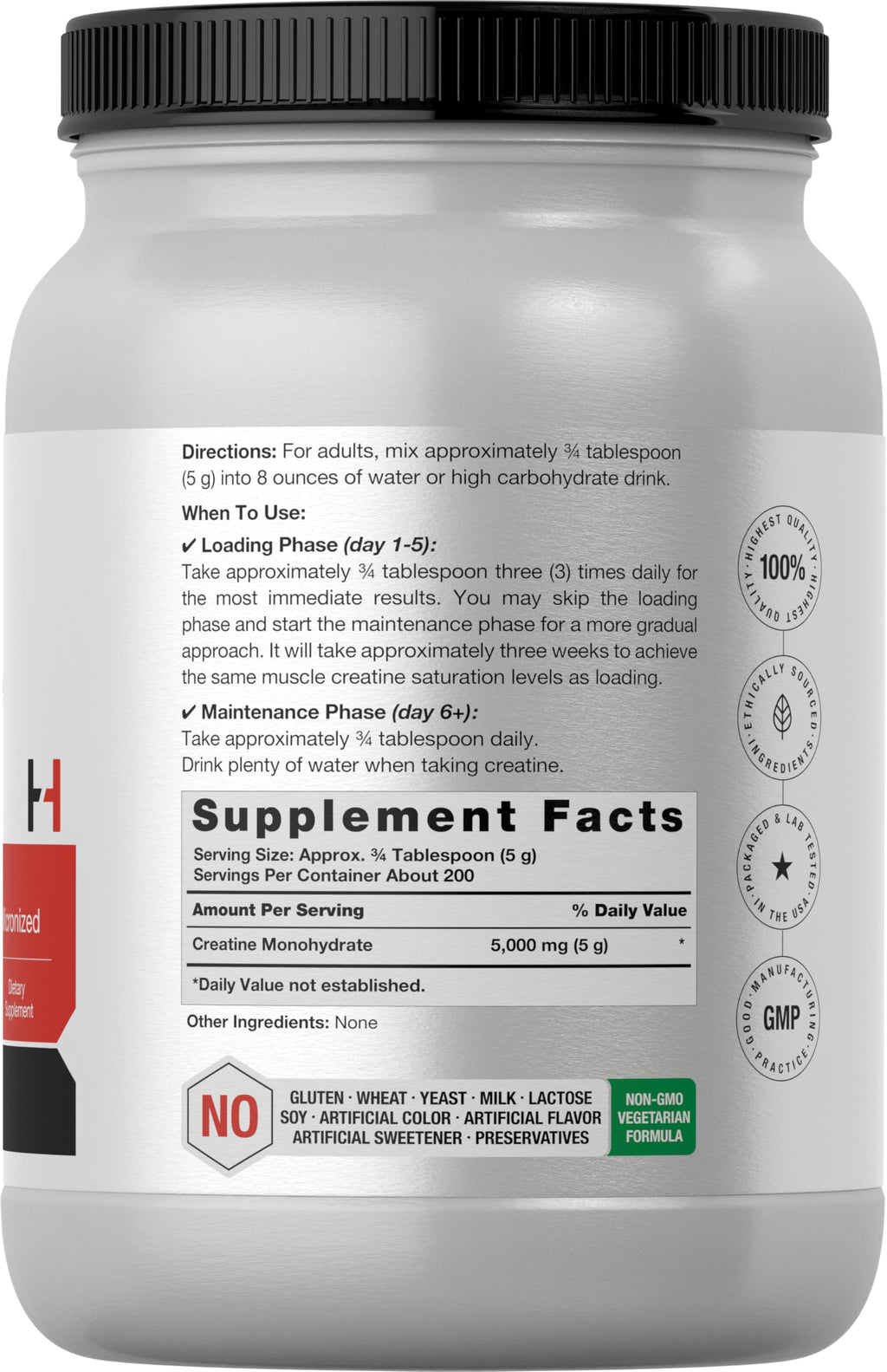 Horbäach Creatine Monohydrate Powder | Micronized Unflavored

