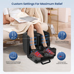 COMFIER 2 in 1 Foot and Calf Massager with Heat

