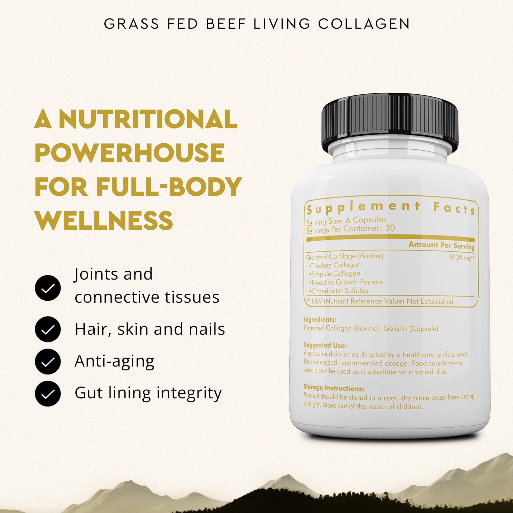 Collagen for Skin Hair Nails by Ancestral Supplements

