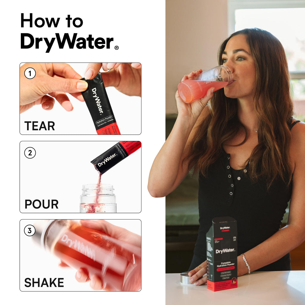 DryWater Electrolyte Hydration Powder with Vitamins

