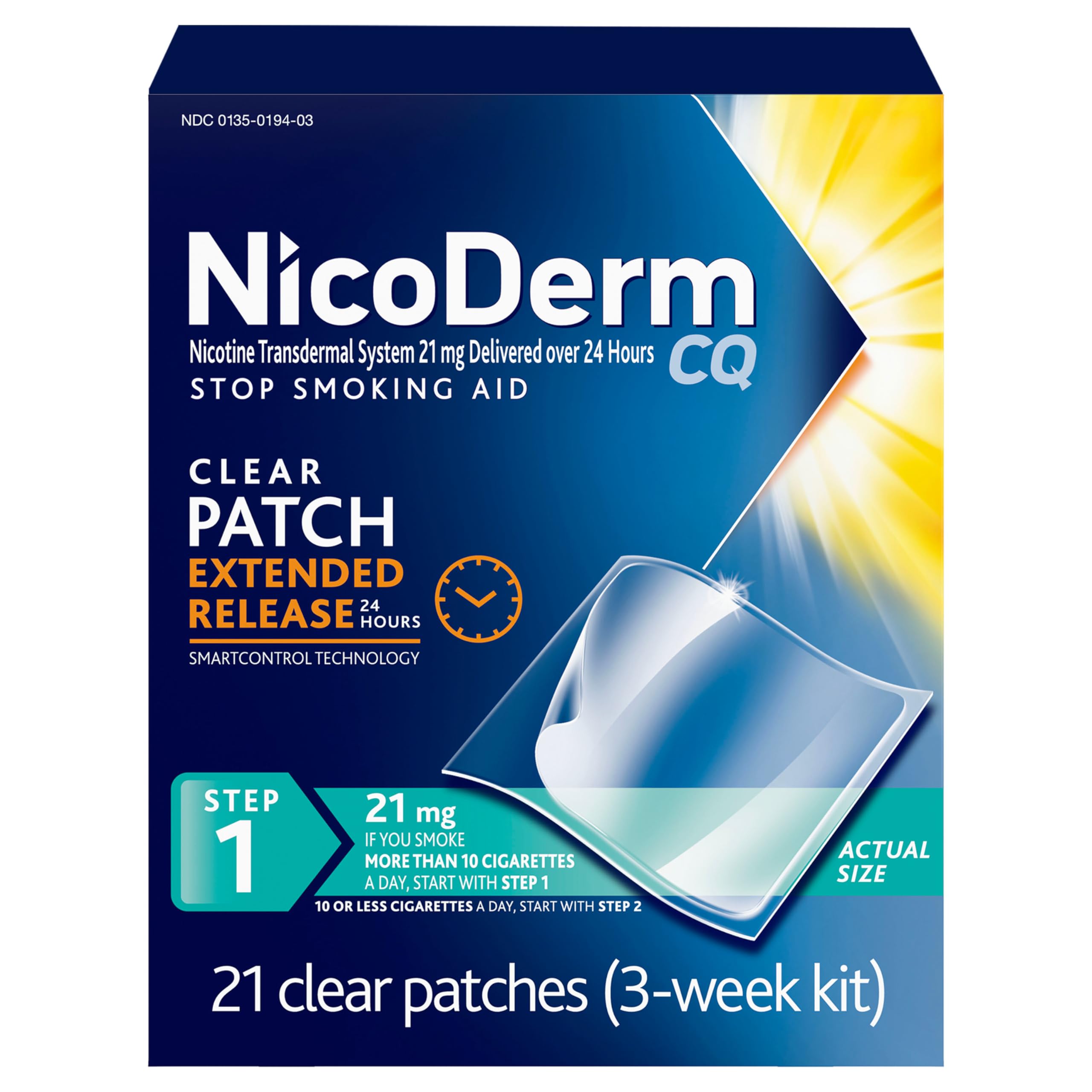NicoDerm CQ Nicotine Patch with Behavioral Support Program

