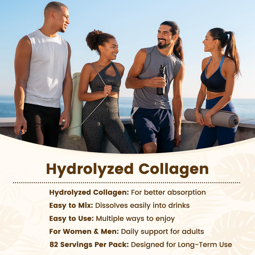 VEV Multi Collagen Peptides Powder Types I to X

