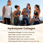 VEV Multi Collagen Peptides Powder Types I to X

