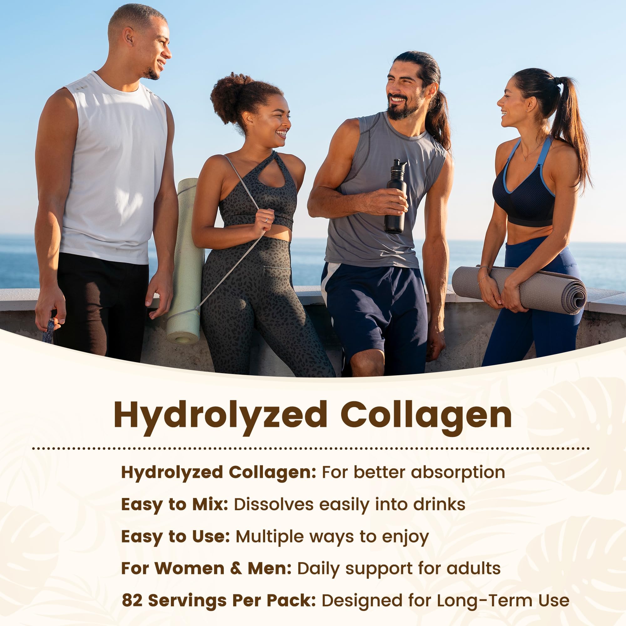 VEV Multi Collagen Peptides Powder Types I to X

