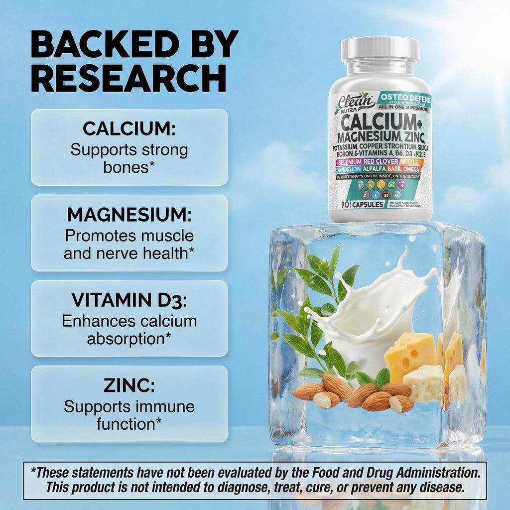 Osteo Defend Calcium Magnesium Zinc Supplement

