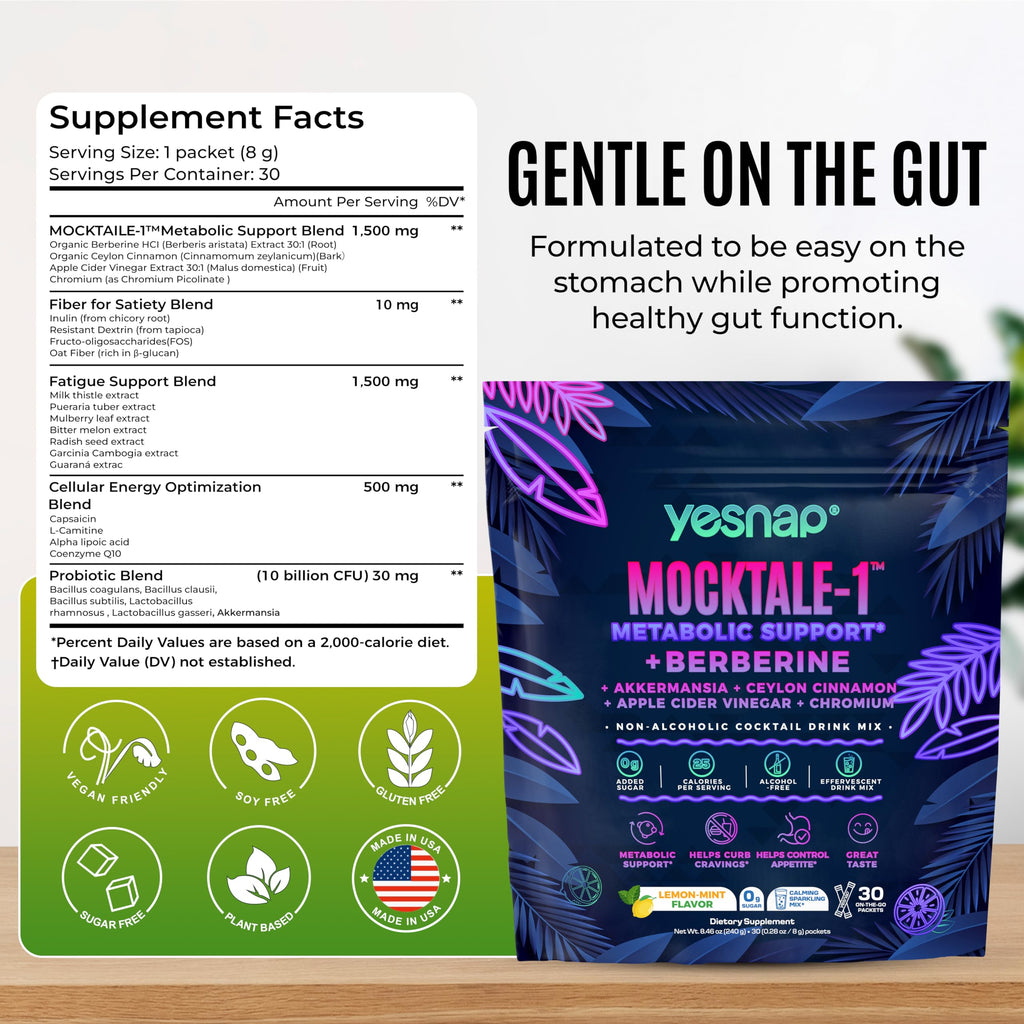 MOCKTALE-1 GLP-1 Supplement for Metabolic Support

