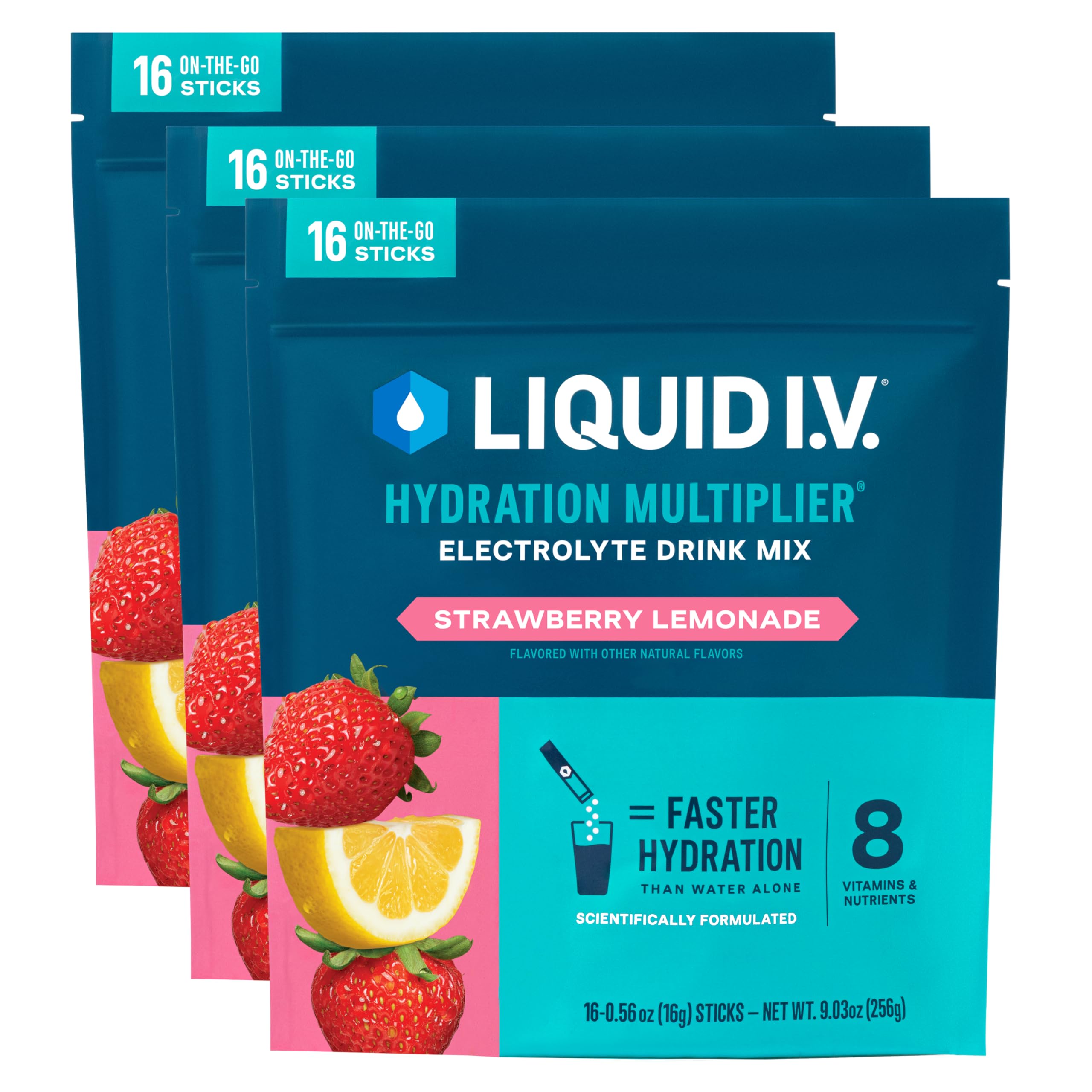 Liquid I.V. Hydration Multiplier Electrolyte Powder Drink Mix