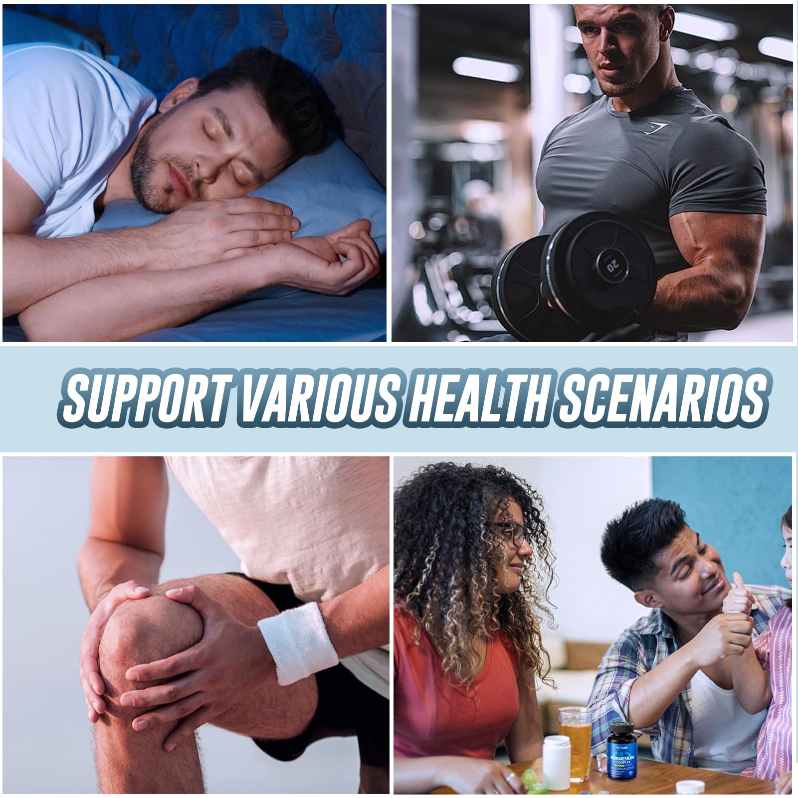Viyouth Magnesium 7-Form Complex | Sleep & Energy Support

