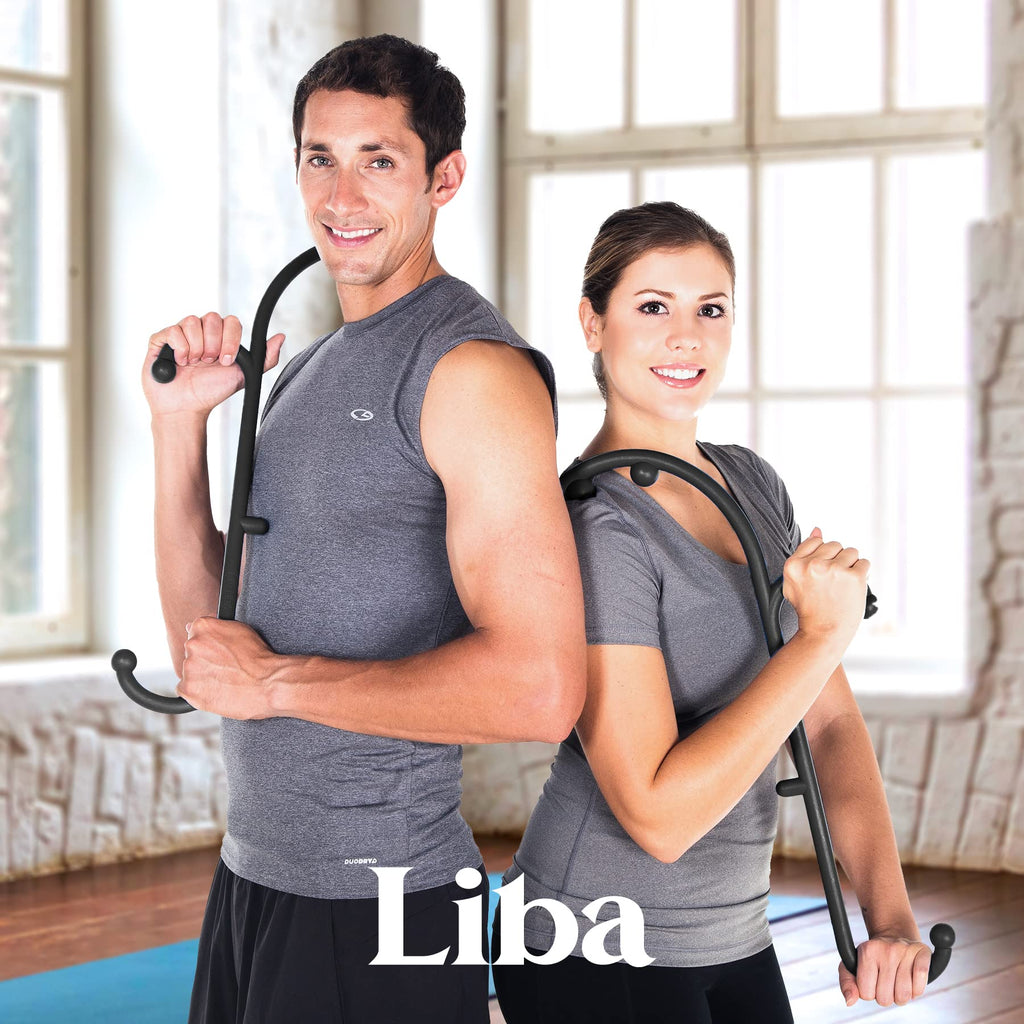 LiBa Back and Neck Massager with Trigger Point Tool | Relief

