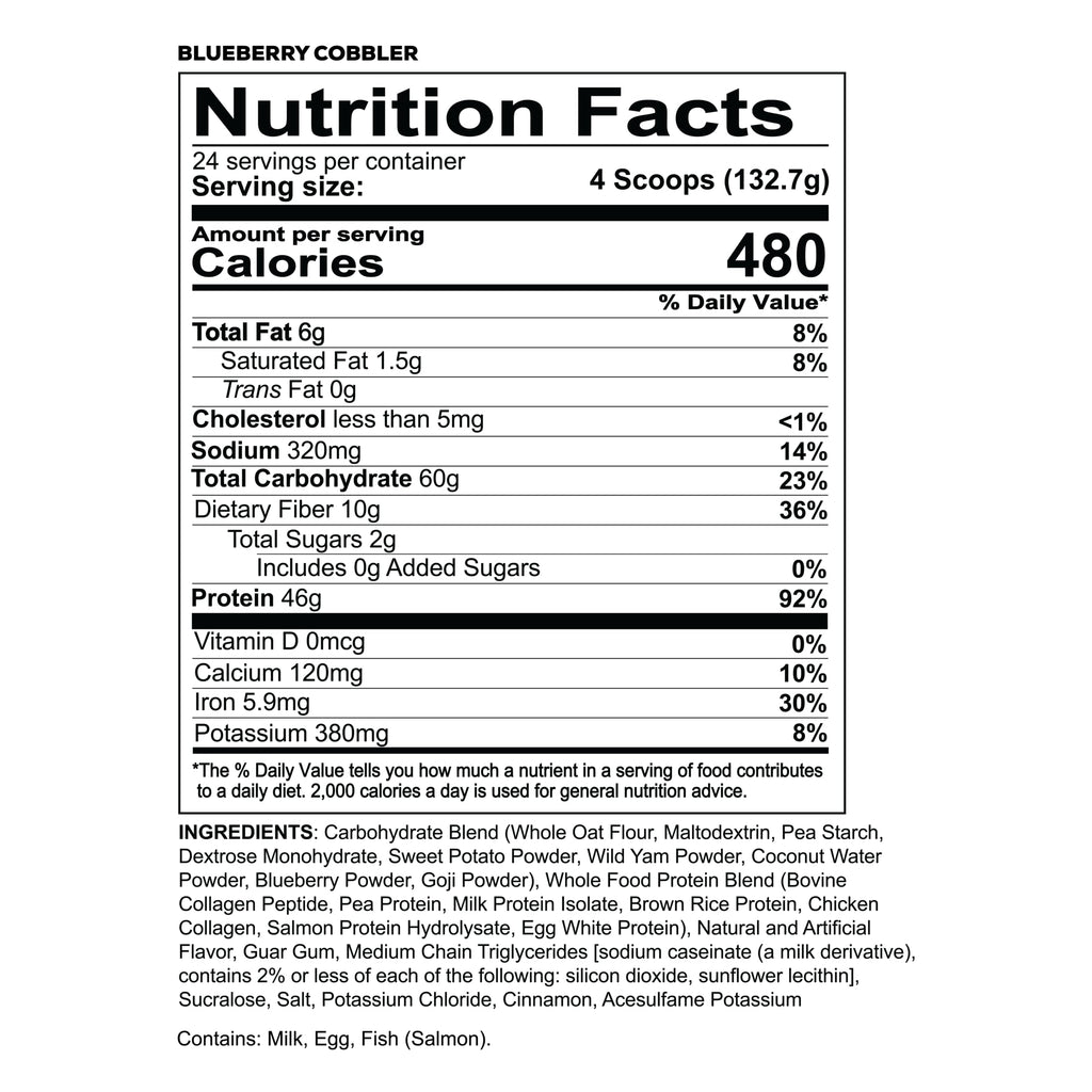 REDCON1 MRE Whole Food Protein Powder Meal Replacement

