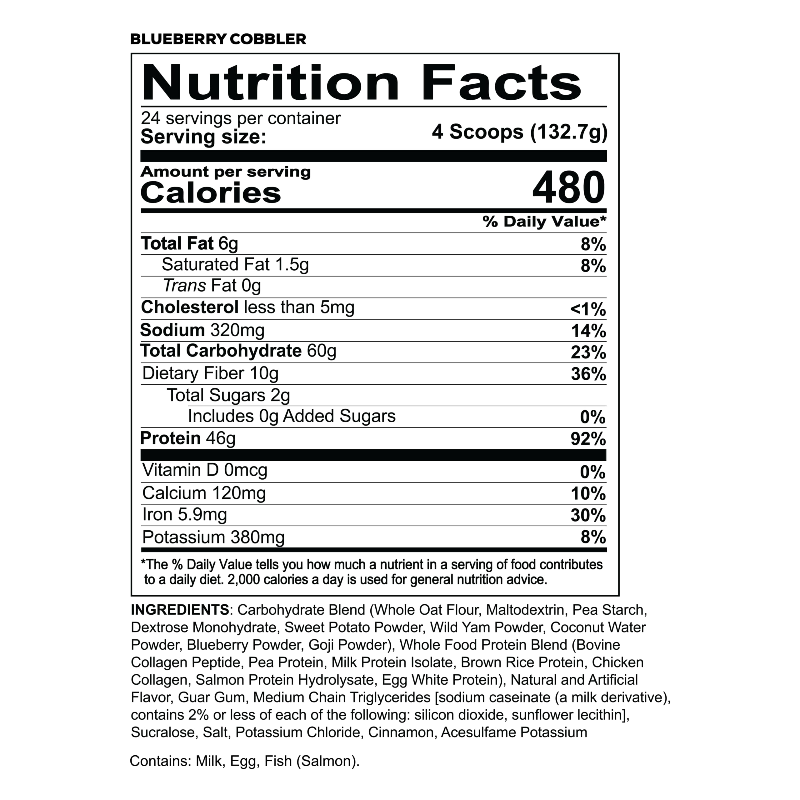 REDCON1 MRE Whole Food Protein Powder Meal Replacement

