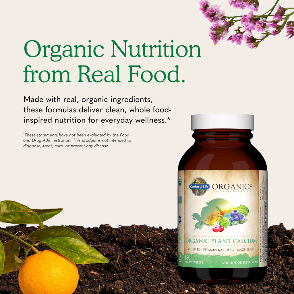 Garden of Life Calcium with Magnesium, D3 & K2 - Whole Foods

