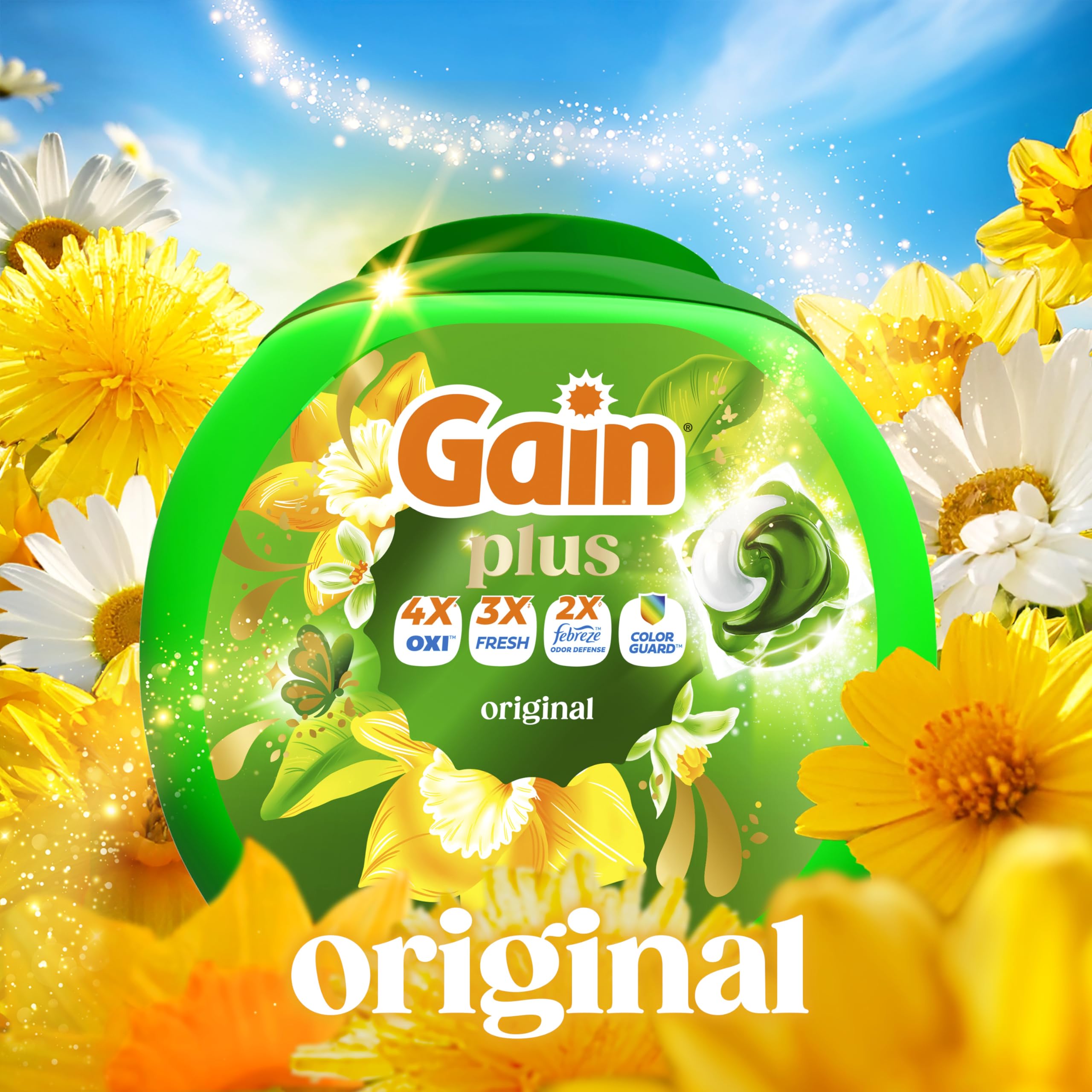 Gain All-in-One Laundry Detergent for Deep Clean | Freshness

