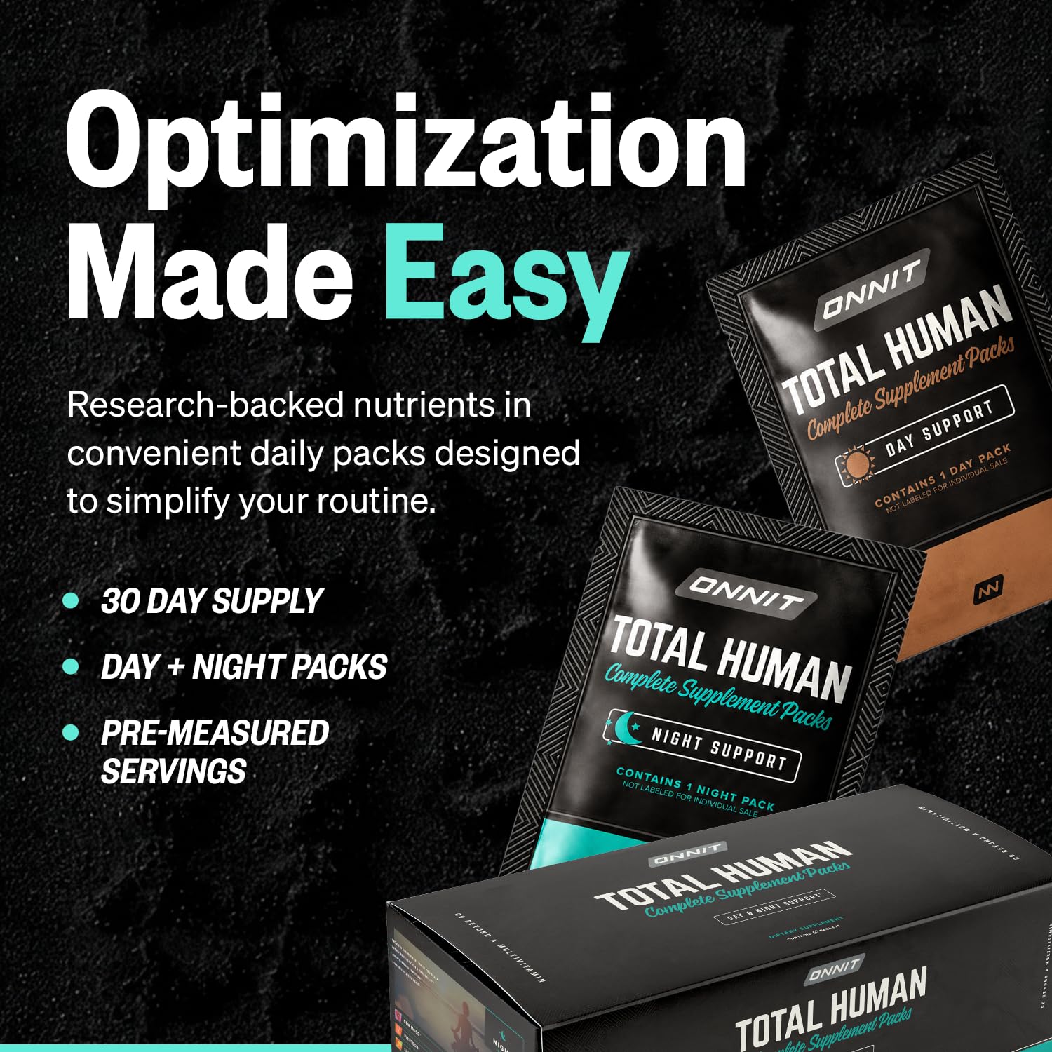 ONNIT Total Human Adult Multivitamin Capsules

