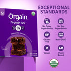 Orgain Organic Plant-Based Protein Bars | Dairy-Free Gluten-Free

