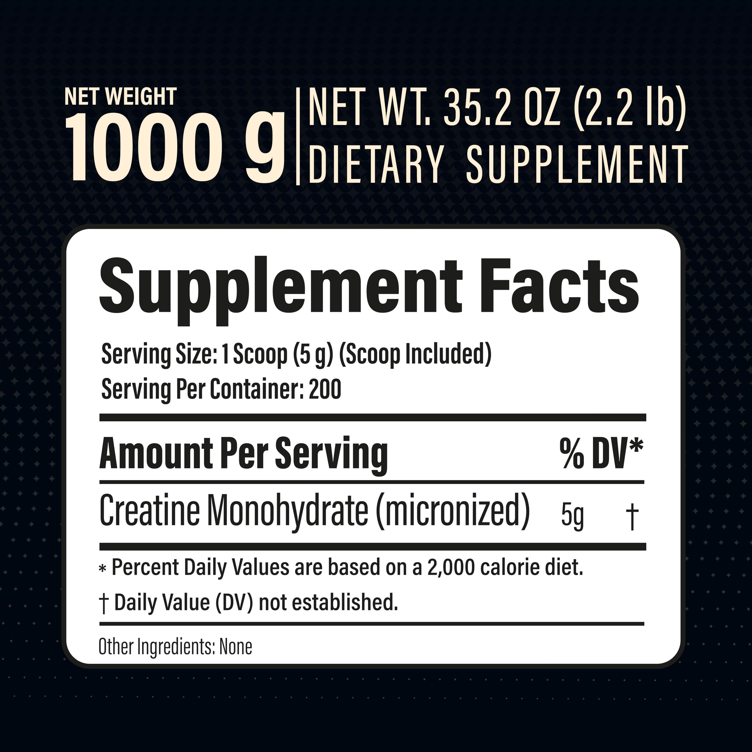 Creatine Monohydrate Powder Micronized | Unflavored & Vegan

